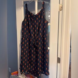 Merona seahorse navy large dress